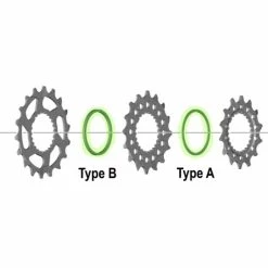 Shimano Bague D'espacement Pour CS-M8100/M7100 7 Shimano Bague D'espacement Pour CS-M8100/M7100 -Pièces VTT Soldes Magasin Distanzring fuer CS M8100 M7100
