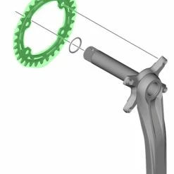 Shimano FC-MT510/511 Plateau 12 Vitesses 11 Shimano FC-MT510/511 Plateau 12 Vitesses -Pièces VTT Soldes Magasin FC MT510 Kettenblatt