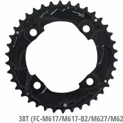 Shimano SLX/DEORE Plateau Pour FC-M660/M617 -Pièces VTT Soldes Magasin Shimano 38T Y1RP98080