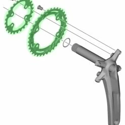 Shimano DEORE FC-M5100-2/M5100-B2 2x11 Vitesses Plateau -Pièces VTT Soldes Magasin Shimano DEORE FC M5100 2 M5100 B2 26T Kettenblatt