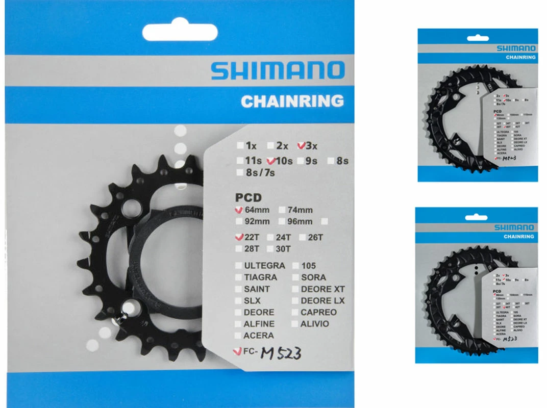 Shimano FC-M523 Plateau De Pédalier 3 Shimano FC-M523 Plateau De Pédalier