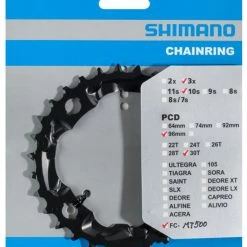 Shimano FC-MT500 Plateau De Pédalier -Pièces VTT Soldes Magasin Shimano FC MT500 Kettenblatt 30T AN Y1VB98010