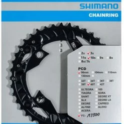 Shimano FC-MT500 Plateau De Pédalier -Pièces VTT Soldes Magasin Shimano FC MT500 Kettenblatt 40T AN Y1VB98020jpg