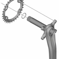 Shimano Vis De Plateau Pour FC-MT600-2/MT610 (4 Pièces) 7 Shimano Vis De Plateau Pour FC-MT600-2/MT610 (4 Pièces) -Pièces VTT Soldes Magasin Shimano Kettenblattschrauben fur FC MT610