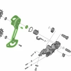 Shimano Guide-chaîne Pour RD-M7100 SGS -Pièces VTT Soldes Magasin Shimano Kettenleitblech fur RD M7100 SGS