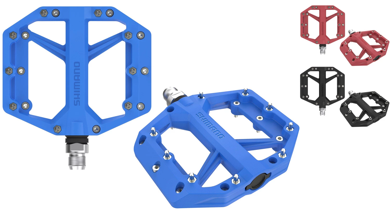 Shimano PD-GR400 Pédales à Plateforme 3 Shimano PD-GR400 Pédales à Plateforme