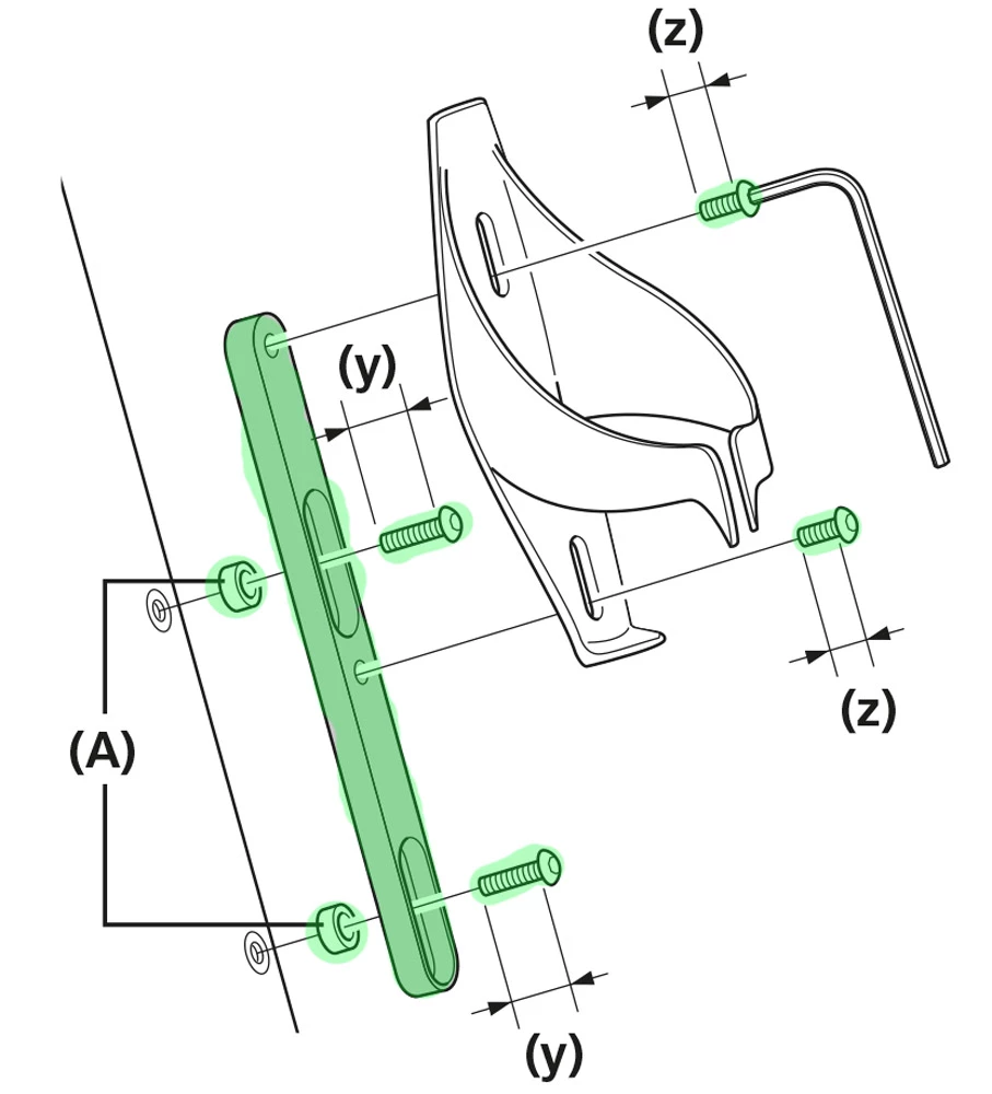 Shimano SM-BA01 Adaptateur Pour Le Montage Du Porte-bouteille 4 Shimano SM-BA01 Adaptateur Pour Le Montage Du Porte-bouteille – Image 2