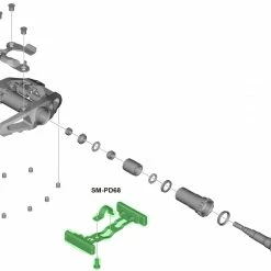 Shimano SM-PD68 Kit De Réflecteurs -Pièces VTT Soldes Magasin Shimano SM PD68 Reflektorset YL8H98010 d
