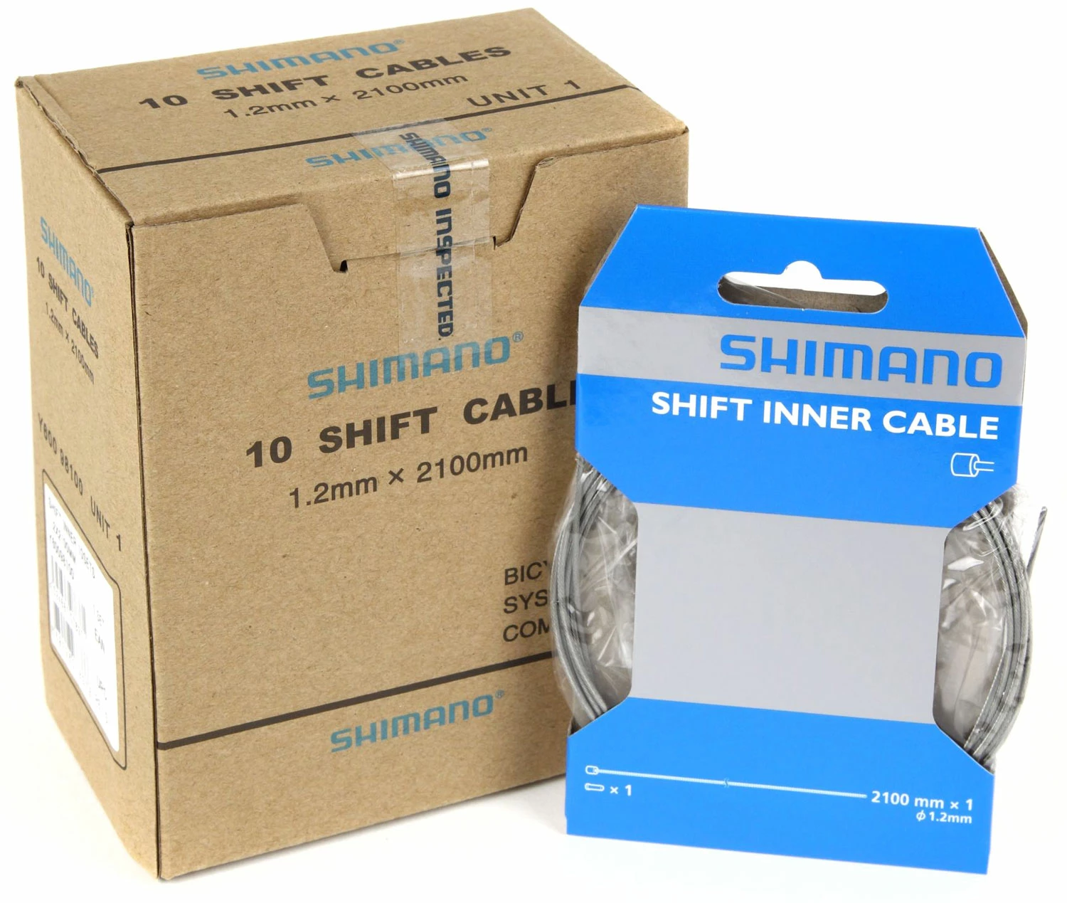 Shimano Câble De Commande En Acier 1,2mm X 2100mm (10 Pièces) 4 Shimano Câble De Commande En Acier 1,2mm X 2100mm (10 Pièces) – Image 2