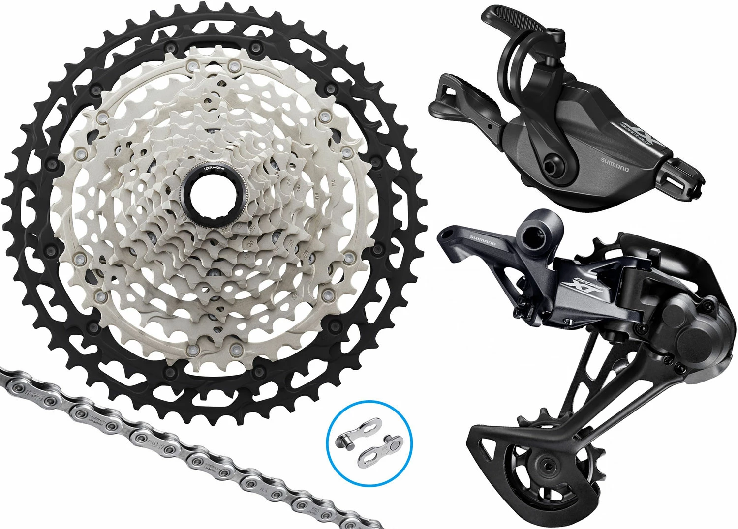 Shimano XT M8100 Kit De Mise à Niveau 1x12 Vitesses 10-51 Collier De Serrage 3 Shimano XT M8100 Kit De Mise à Niveau 1x12 Vitesses 10-51 Collier De Serrage