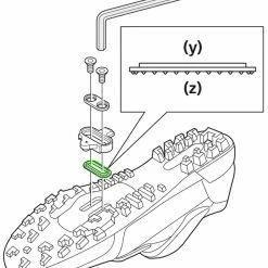 Shimano Entretoise De Cale SPD Pour PD-M8000 -Pièces VTT Soldes Magasin Shimano YL8098030 c