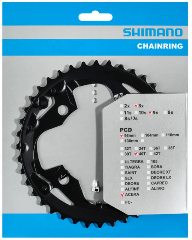 Shimano ACERA FC-M3000 Plateau De Pédalier 3 Shimano ACERA FC-M3000 Plateau De Pédalier