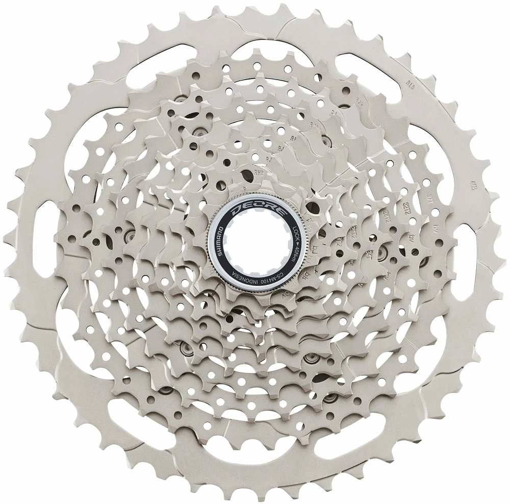 Shimano DEORE CS-M4100 Cassette 10 Vitesses 11-46 3 Shimano DEORE CS-M4100 Cassette 10 Vitesses 11-46