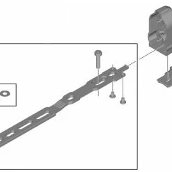 Shimano Di2 BM-DN100-L Porte-piles Long Externe 6 Shimano Di2 BM-DN100-L Porte-piles Long Externe -Pièces VTT Soldes Magasin Shimano Di2 Batteriehalter BM DN100 L lang extern IBMDN100LB c