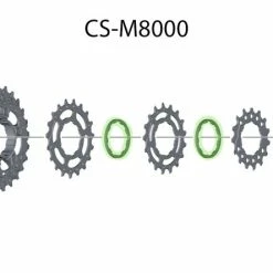 Shimano Bague D'espacement 2.18 Mm Pour CS-M8000/CS-9000/R9100 -Pièces VTT Soldes Magasin Shimano Distanzring 2 18 mm Y1VT07000 cXHqugJ30jF6CY