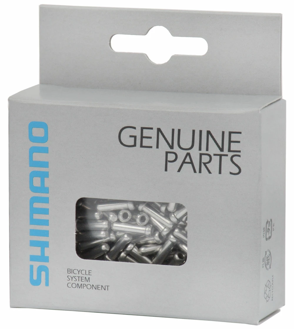 Shimano Embouts De Câble De Frein (100 Pièces) 3 Shimano Embouts De Câble De Frein (100 Pièces)