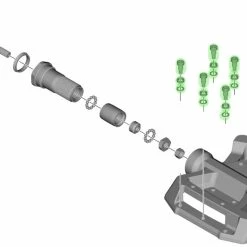 Shimano Pins De Rechange Pour PD-GR500/M820/MX80 (9 Pièces) -Pièces VTT Soldes Magasin Shimano Ersatzpins fur PD GR500 YL8798010 c