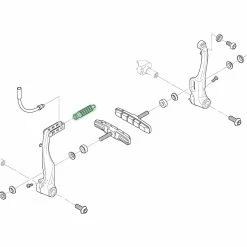 Shimano Soufflet Pour V-Brake -Pièces VTT Soldes Magasin Shimano Faltenbalg fur V Brake Y8FG05000 1