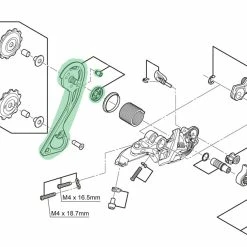 Shimano Guide-chaîne Extérieur Pour RD-M786 GS -Pièces VTT Soldes Magasin Shimano Kettenleitblech Aussen GS fur RD M786 Y5Y198080 a