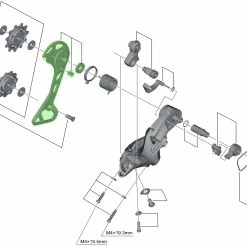 Shimano Plaque Extérieure Pour RD-M8000 7 Shimano Plaque Extérieure Pour RD-M8000 -Pièces VTT Soldes Magasin Shimano Kettenleitblech Aussen fur RD M8000