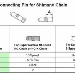 Shimano Axe De Connexion De La Chaîne 11 Vitesses -Pièces VTT Soldes Magasin Shimano Kettennietstift 11 fach 20073581 e