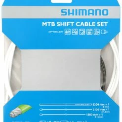 Shimano OT-SP41 OPTISLICK Jeu De Câbles De Changement De Vitesse MTB 8 Shimano OT-SP41 OPTISLICK Jeu De Câbles De Changement De Vitesse MTB -Pièces VTT Soldes Magasin Shimano MTB Schaltzugset Optislick OT SP41 weiss c
