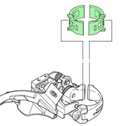 Shimano Douilles De Réduction 28,6mm Pour Collier De Dérailleur Avant 5 Shimano Douilles De Réduction 28,6mm Pour Collier De Dérailleur Avant -Pièces VTT Soldes Magasin Shimano Reduzierhulsen fur Umwerferschelle