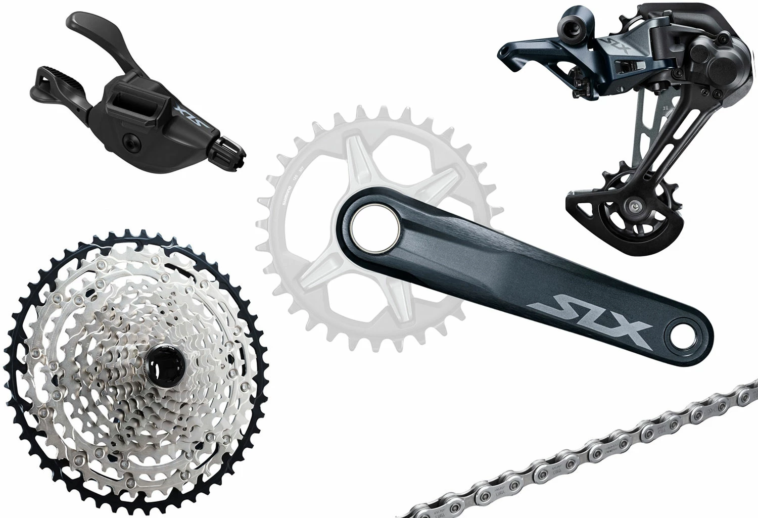 Shimano SLX M7100 Groupe 1x12 Vitesses I-Spec EV 3 Shimano SLX M7100 Groupe 1x12 Vitesses I-Spec EV