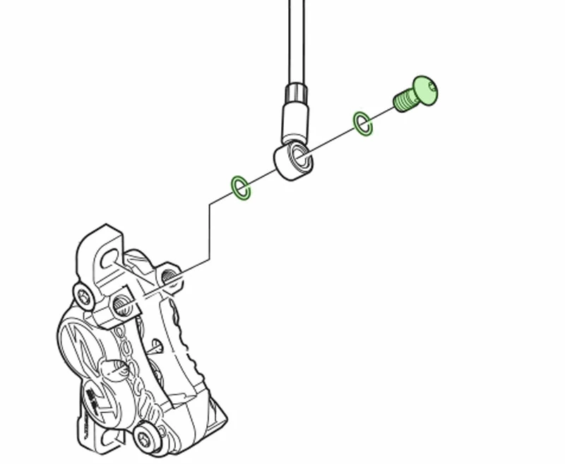 Shimano Vis De Conduite De Frein Avec Bague D'étanchéité 4 Shimano Vis De Conduite De Frein Avec Bague D'étanchéité – Image 2