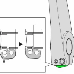 Shimano Plaque De Sécurité Pour Bras De Manivelle Gauche MTB/Trekking 5 Shimano Plaque De Sécurité Pour Bras De Manivelle Gauche MTB/Trekking -Pièces VTT Soldes Magasin Shimano Sicherungsplatte Y1FU98120 b