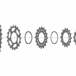 Shimano Bague De Fermeture Avec Bague D'espacement Pour CS-M8100/M7100 7 Shimano Bague De Fermeture Avec Bague D'espacement Pour CS-M8100/M7100 -Pièces VTT Soldes Magasin Shimano Verschlussring mit Distanzring Y0GY98010 c