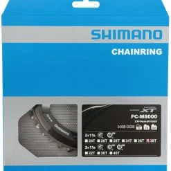 Shimano Plateau XT FC-M8000 2 Vitesses 38 Dents (BD) -Pièces VTT Soldes Magasin Shimano XT 2 fach Kettenblatt FC M8000 38 Zahne BD Y1RL98090 c