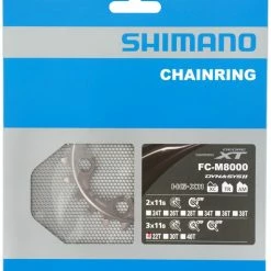 Shimano XT Plateau 3 Vitesses Pour FC-M8000 22 Dents (BA) -Pièces VTT Soldes Magasin Shimano XT 3 fach Kettenblatt FC M8000 22 Zahne BA Y1RL22000 b