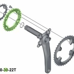 Shimano XT Plateau 3 Vitesses Pour FC-M8000 30 Dents (BA) -Pièces VTT Soldes Magasin Shimano XT 3 fach Kettenblatt FC M8000 30 Zahne BA Y1RL98110 c