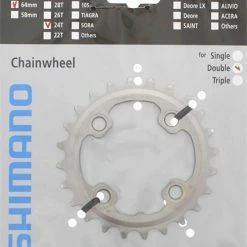 Shimano Plateau XT Pour FC-M785 24T (AM) 7 Shimano Plateau XT Pour FC-M785 24T (AM) -Pièces VTT Soldes Magasin Shimano XT Kettenblatt FC M785 24 Zahne AM Y1ML24000 a