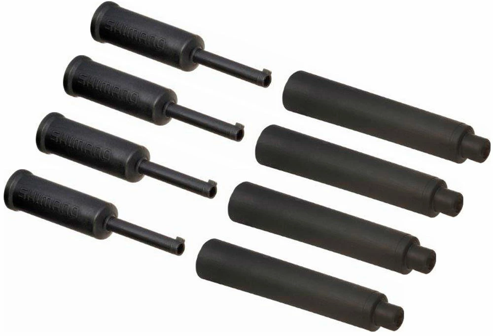Shimano Embout Avec Pointe Et Manchon En Caoutchouc (4 Pièces) 2 Shimano Embout Avec Pointe Et Manchon En Caoutchouc (4 Pièces)