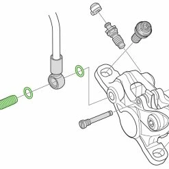 Shimano Vis De Conduite De Frein + Bague D'étanchéité Pour SM-BH90-SBM -Pièces VTT Soldes Magasin Shimano Y8LF98030 b